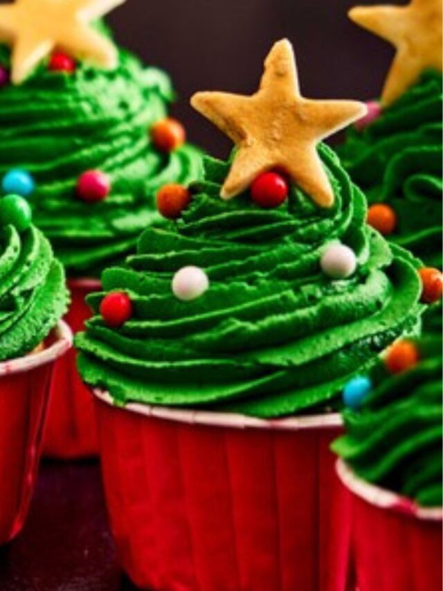 10 ideias de decorações de cupcake para o natal